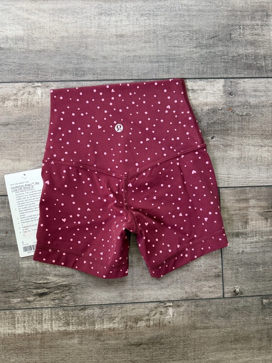 lululemon athletica Pants - Lululemon NWT Align Shorts with Pink Heart & Dot Print size 0